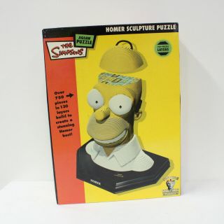Homer Simpson Sculpture Puzzle Collectable Animation The Simpsons 456