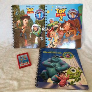 Story Reader 3 Storybooks Disney Toy Story 1 & 2 And Monster Inc Cartridge Set