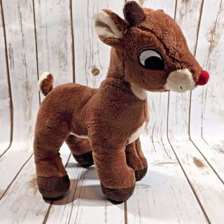 Dan Dee Rudolph The Red Nosed Reindeer Plush Stuffed Animal 12 " Dandee