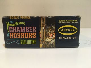 1964 Aurora Chamber of Horrors GUILLOTINE Model Kit 800 - 98 Incomplete 3