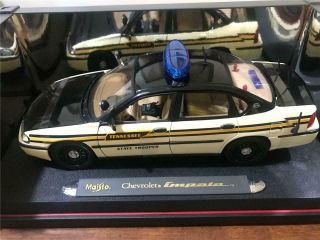 Chevrolet Impala Tennessee State Trooper Maisto Premire Edition 1:18 Diecast Car