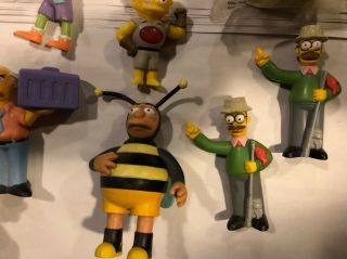 The SImpsons Action Figures - Ned Flanders,  Bumblebee Man,  Kang Burger King 3