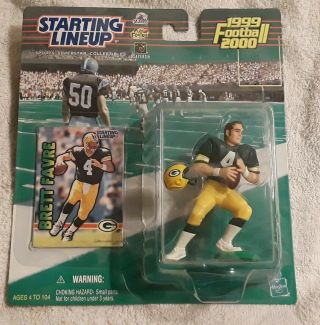 1999 Starting Lineup - Slu - Nfl - Brett Favre - Green Bay Packers Slu Crisp