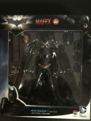 Nib Mafex The Dark Knight Trilogy Batman Ver.  2.  0 No.  007 Af " Never Opened "