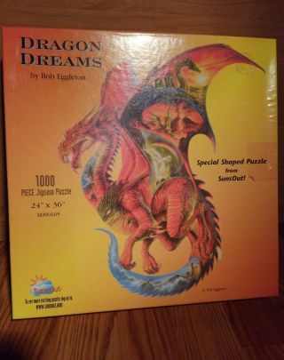Dragon Dreams 1000 Piece Puzzle Bob Eggleton