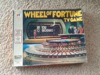 Vintage Wheel Of Fortune Board Game 1975 Milton Bradley Tv Show