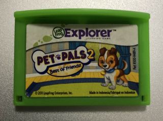 Leapfrog Leappad Leapster Explorer Game Cartridge Pet Pals 2