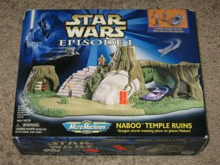 Star Wars Micro Machines Naboo Temple Ruins Ep.  1 Playset 1998 Galoob