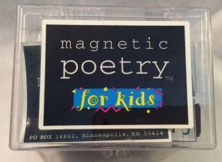 Magnetic Poetry For Kids 200 Words Made Bigger For Small Fingers Age 7 & Up