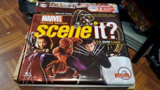 Marvel Deluxe Edition Scene It? The Dvd Game - Collectors Tin Missing Items