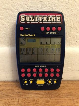 Solitaire/klondike Radio Shack Handheld Electronic Game (60 - 2697)