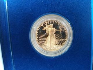 1990 American Eagle 1/2 Ounce Gold Bullion Coin With Us Certificate