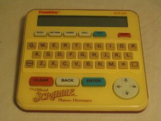 Franklin SCR - 226 Official Scrabble Players Dictionary LCD electronic hand held 2