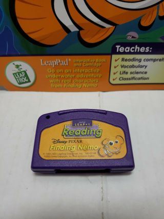 Leapfrog Leap 1 Interactive Book Cartridge Preschool Reading Finding Nemo 2003 2