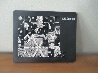 M.  C.  Escher " Stars 1948 " Slide Puzzle (box12)