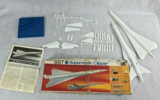 Revell Model Kit Boeing Sst Pan Am Supersonic Clipper H - 263:300 Incomplete