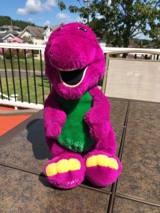 Barney The Purple Dinosaur 16 " Plush Stuffed Animal Kid 