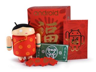 Android Mini Collectible 2016 Special Edition - Red Pocket By Andrew Bell