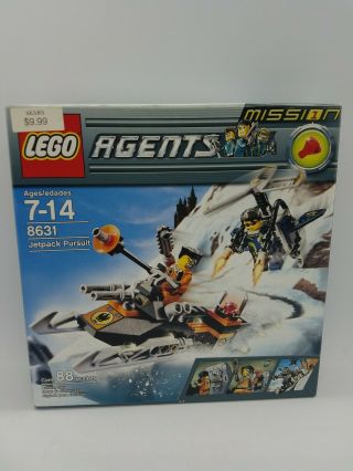 2008 Box Lego Agents Mission 1: Jet Pack Pursuit Set 8631