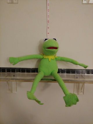 Kermit The Frog 15 " Plush Green Beanie The Muppets Disney Official Park Souvenir