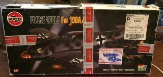 1/24 Scale Airfix Focke Wulf 190a/f Kit 16001 Parts Are