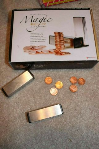 Magic Penny Magnet Kit By Dowling Magnets Powerful Magnet Bars,  Coins