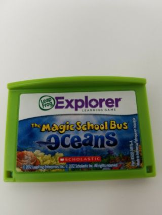 Leapfrog Leapster Explorer Leappad The Magic School Bus Oceans Game Cartridge