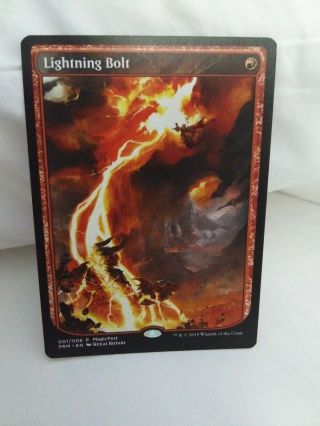 Foil Lightning Bolt (magicfest) Promo Magic Mtg Card