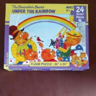 The Berenstain Bears 24 Giant Piece Jigsaw Puzzle Under The Rainbow 36 X 24
