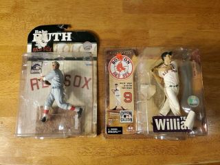 Mcfarlane Babe Ruth And Ted Williams Red Sox Figures
