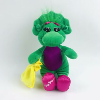 Vintage Talking Baby Bop Dionsaur From Barney Plush With Blankie