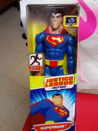 2016 Mattel Dc Comics Justice League Action Superman 12 " Action Figure New/box