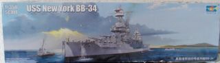 Trumpeter 1:350 Uss York Battleship,  Us Navy Wwii Bb - 34