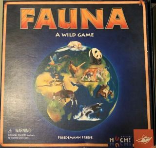 Foxmind Fauna: A Wild Game By Friedemann Friese 2010 Out Of Print 100 Complete