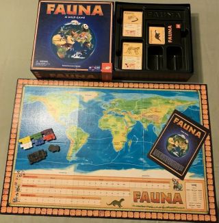 FoxMind FAUNA: A Wild Game by Friedemann Friese 2010 Out of Print 100 Complete 2