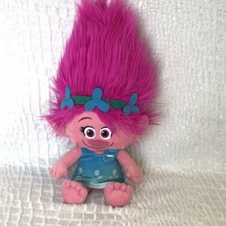 Dreamworks Trolls 17” Princess Poppy Plush Pink Troll Doll Stuffed Animal