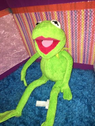 VGUC - 17” Disney Store Muppets Plush Kermit The Frog Stuffed Animal 2