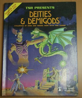 1980 Tsr Advanced Dungeons & Dragons Deities & Demigods 128 Pg.