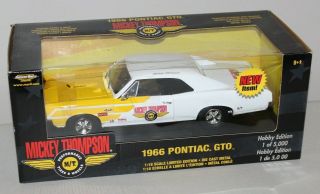 Boxed Die Cast Car 1:18 Scale Mickey Thompson Limited Edition 1966 Pontiac Gto