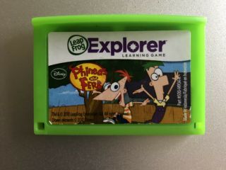 Leapfrog Leappad Leapster Explorer Game Cartridge Disney Phineas And Ferb