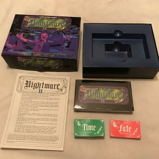 Nightmare Ii 2 Vhs Video Board Game Expansion Complete (vhs) 1991 Vintage