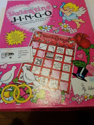Valentine Jingo Game Educational Teachers Parties Senior Citizens Bingo Style
