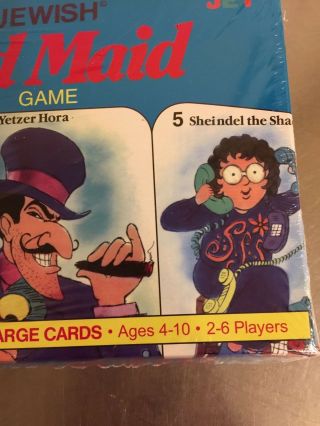 Jewish Old Maid Card Game NIP 39 Cards Age 4 - 10 Family Holiday Gift JET Brooklyn 3