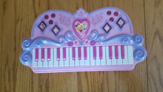 DISNEY PRINCESS PINK MUSICAL KEYBOARD PIANO with Lights & Instrument Sounds 2