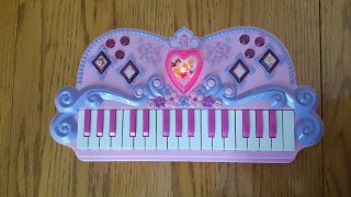 DISNEY PRINCESS PINK MUSICAL KEYBOARD PIANO with Lights & Instrument Sounds 3