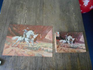 Vintage 1980 Mb The Legend Of The Lone Ranger Jigsaw Puzzle 4182 - 1 Complete