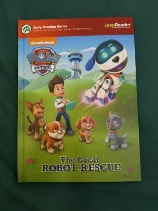 Educational Leap Frog Leap Reader Early Reading Series Paw Patrol Book