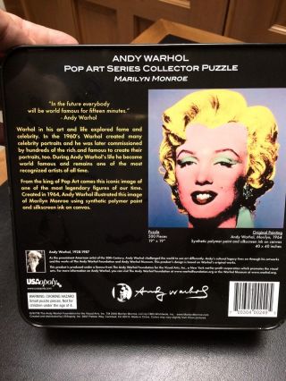 Andy Warhol Marilyn Monroe 500 Piece Puzzle 19 