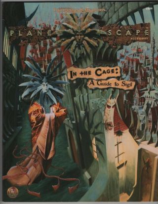 Planescape In The Cage: A Guide To Sigil With Map Ad&d 2609 1995