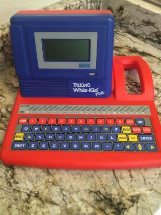 Talking Whiz Kid Plus Vtech Vintage 1990 Educational Toy Learning Kids Computer